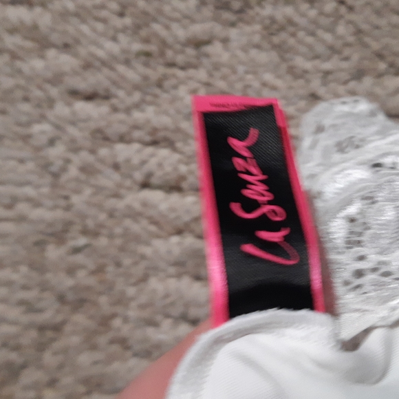 White lace women's bandeau - Picture 3 of 4